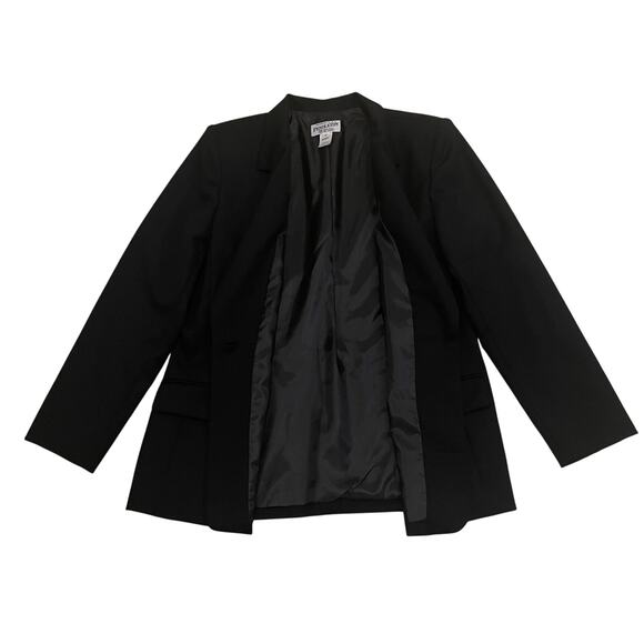 Vintage Pendleton Black Wool Suit Set 14/16 | Old Money Career Capsule NWOT - Picture 3 of 9